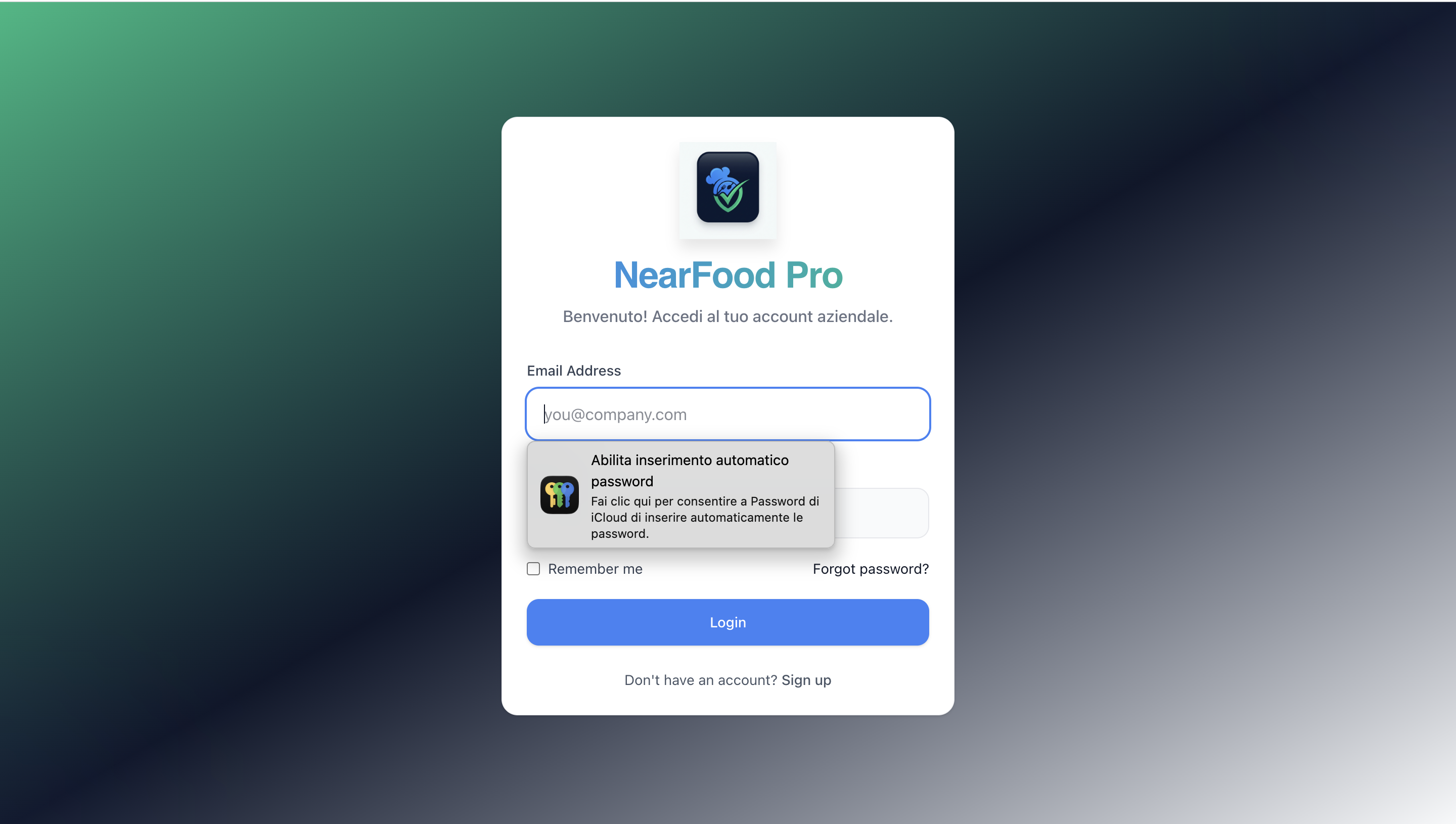 NearFood Pro: Digitalizzazione Registri HACCP, Temperature e Tracciabilità Cucina